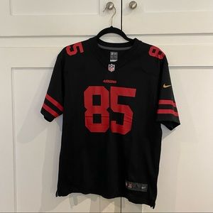 Nike Boys SF 49ers George Kittle black jersey L 14/16